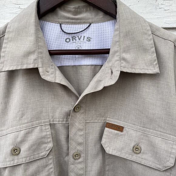 ORVIS Classic Collection Dusty Gray Buttoned Chambray Fishing Shirt- Men’s M - Picture 3 of 4
